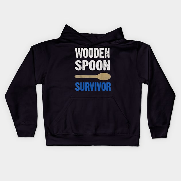 Wooden Spoon Survivor Kids Hoodie by Your Time Is Limited